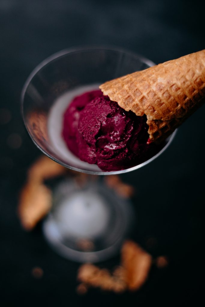 Морозиво чорниця